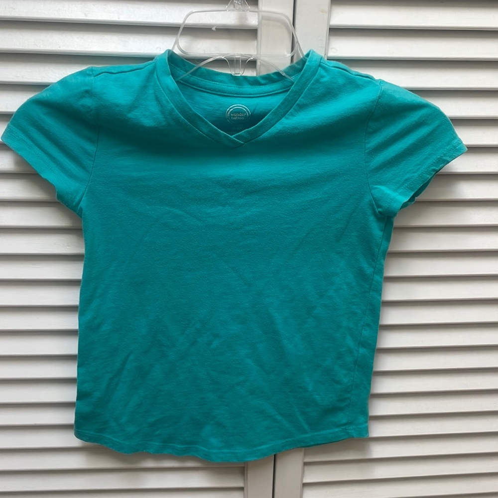 Wonder nation turquoise tee